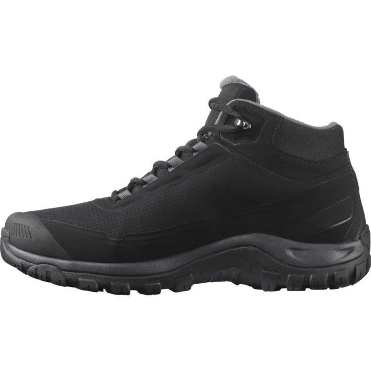 Black Salomon Shelter CSWP Men's Winter Boots | IE ET7912